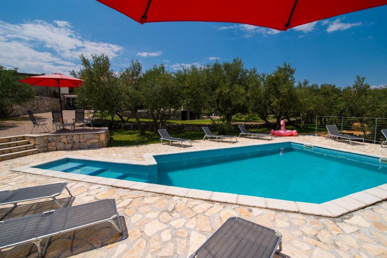 Holiday House Rosalia With Seaview And Swimming Pool Suzan エクステリア 写真