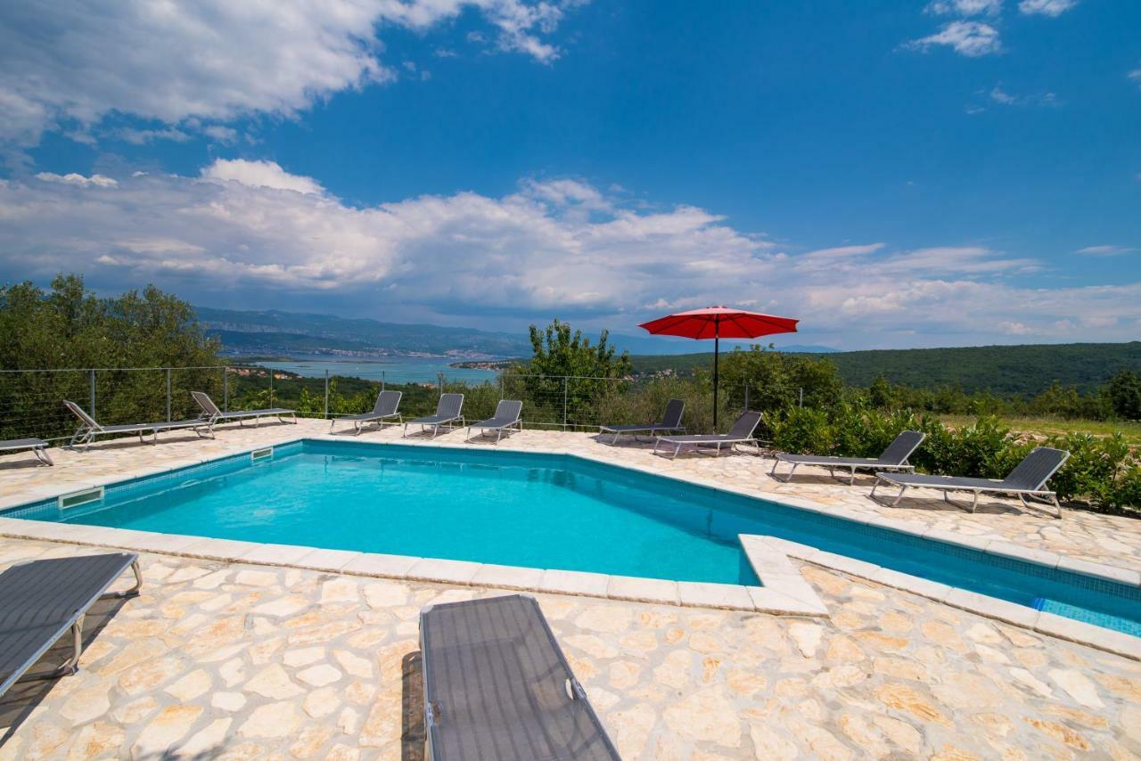 Holiday House Rosalia With Seaview And Swimming Pool Suzan エクステリア 写真
