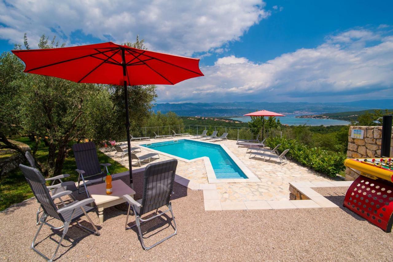 Holiday House Rosalia With Seaview And Swimming Pool Suzan エクステリア 写真